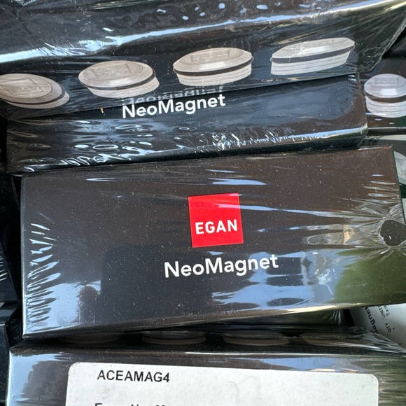 EGAN Visual Display Rare Earth Strong Magnets 7/8" Holds 20 Sheets Of Papers New - Picture 4 of 6